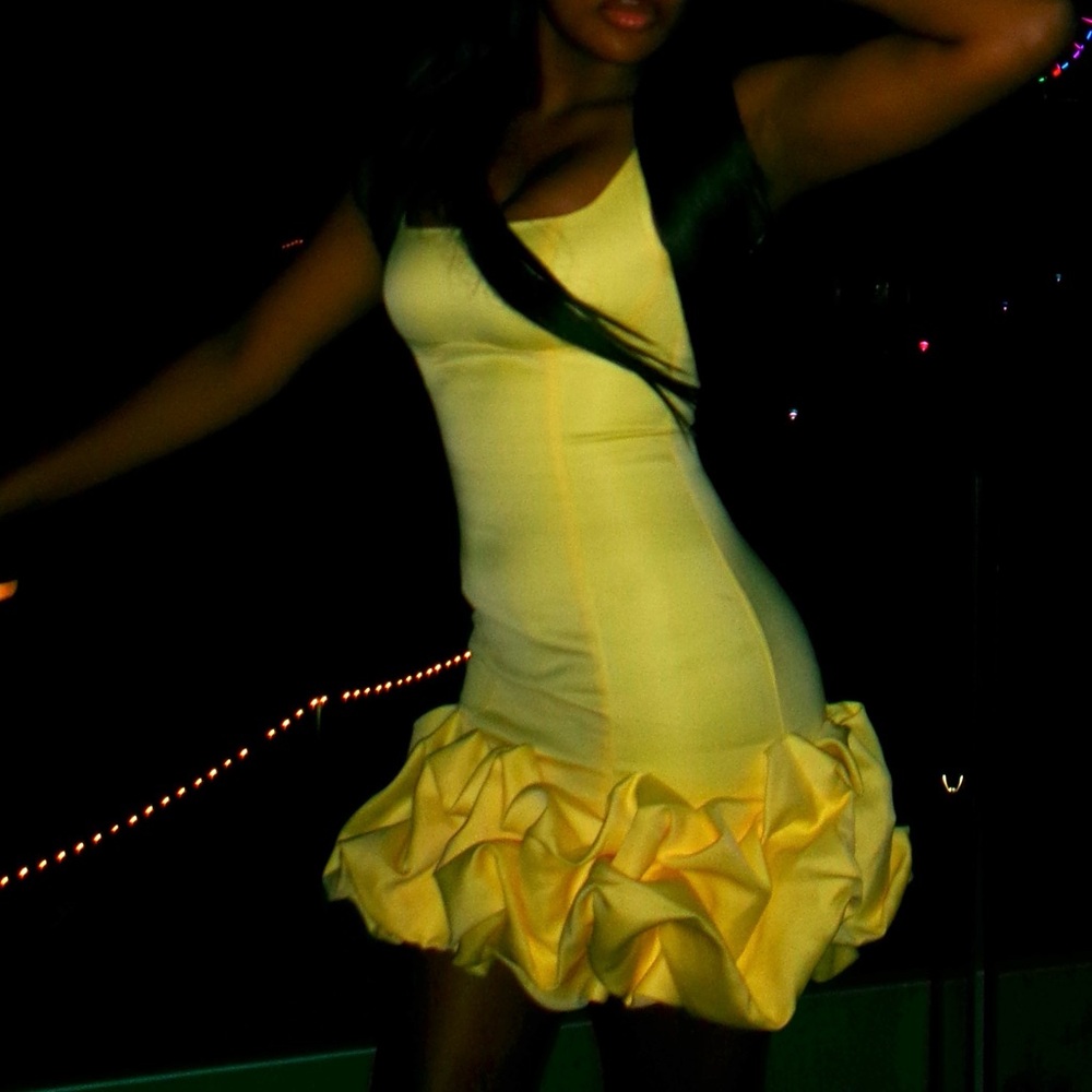 Elegant Yellow Dress